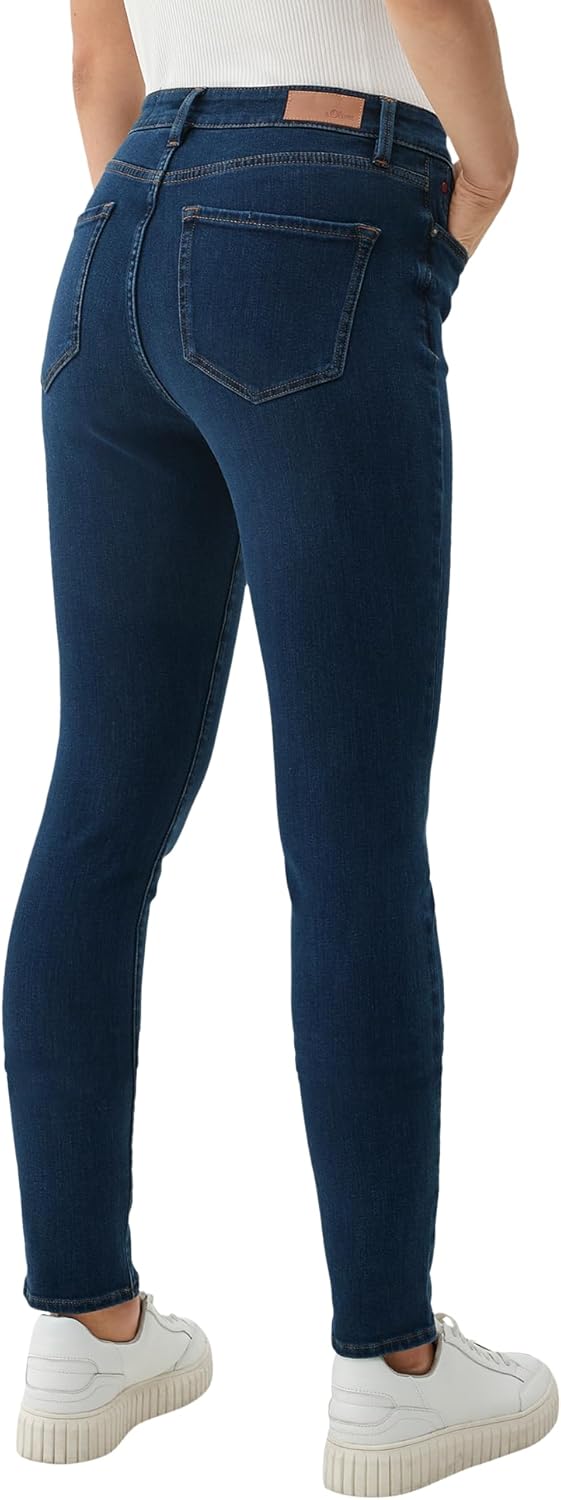 s.Oliver Damen 120.11.899.26.180.2110564 Pants 34W / 30L Dark Blue Stretche, 34W / 30L Dark Blue Str