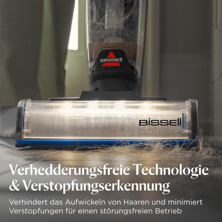 BISSELL CrossWave OmniFind, Kabelloser Nass Trockensauger, Saugen & Wischen in Einem, FurFinder LED-