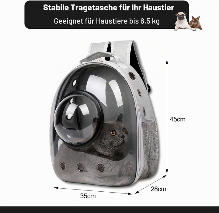 Galatée Katzen Rucksack Träger, Hund, Haustier Rucksack Blasen Rucksack, wasserdichte, Klare Haustie