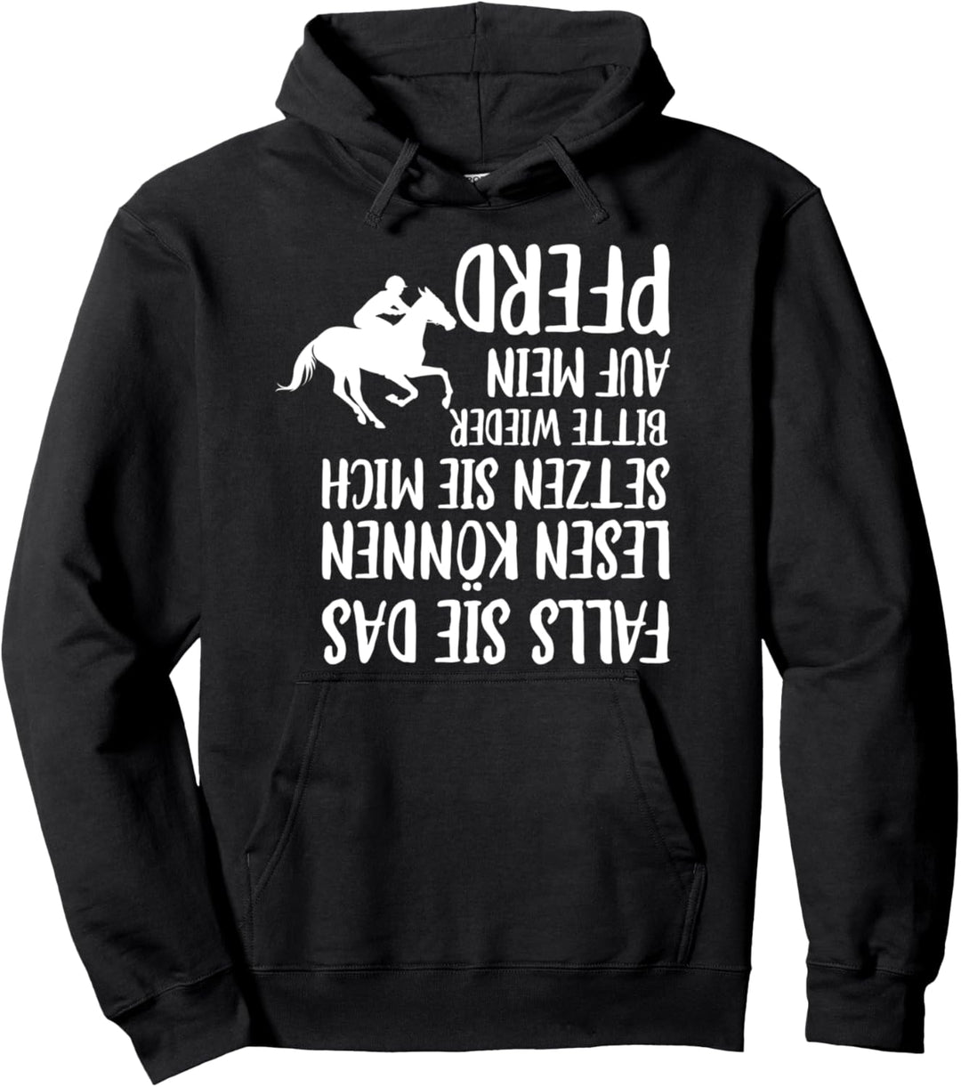 Reiten Wenn Sie Das Lesen Können Setzen Sie Mich Aufs Pferd Pullover Hoodie