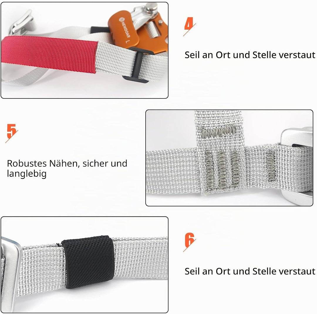 NewDoar Foot Ascender Riser Klettern Baum Baumpfleger Bergsteigen Abseilen Quick Step Ausrüstung Kle