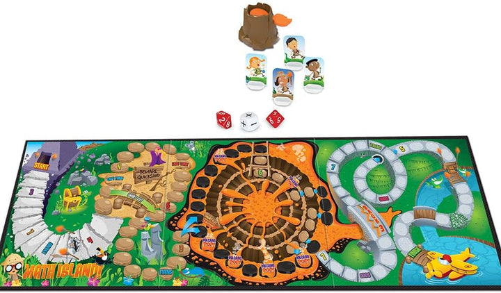 Learning Resources Maths Island Addition & Subtraktion Spiel, Lernspiele, Mathe-Spiele für 6-Jährige