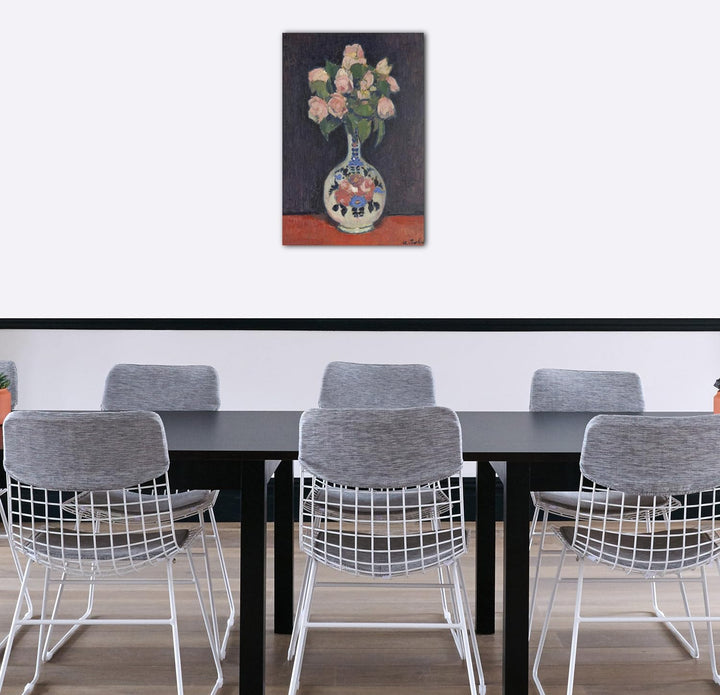 Leinwand (60x80cm): Alexej von Jawlensky - Stillleben Blumen mit Vase 60x80 cm, 60x80 cm