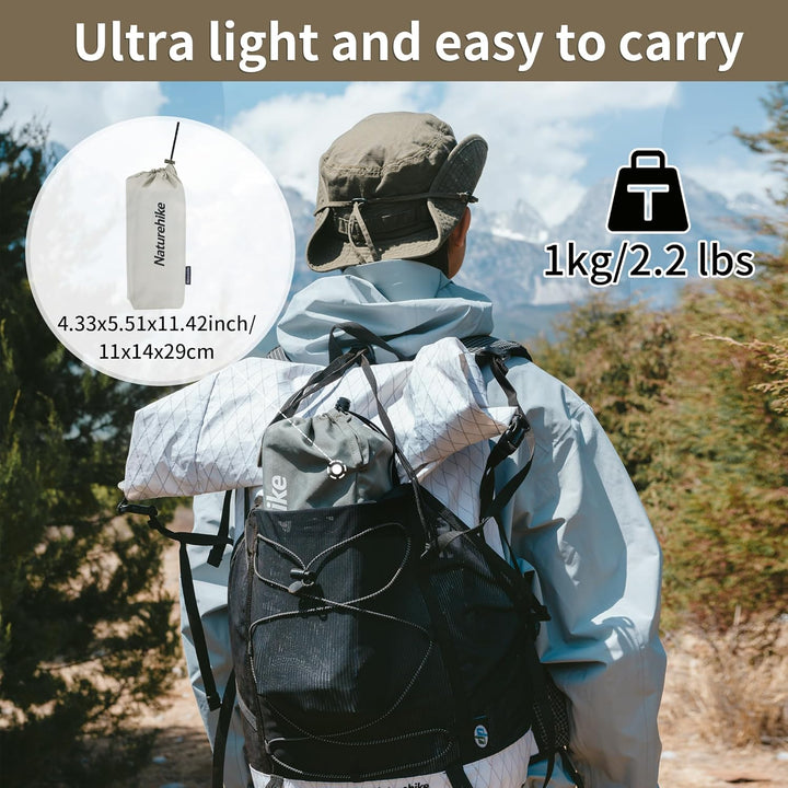 Naturehike Campingtisch Klapptisch aus Aluminium Tragbarer Klappstuhl Ultraleicht Camping Tisch Klei