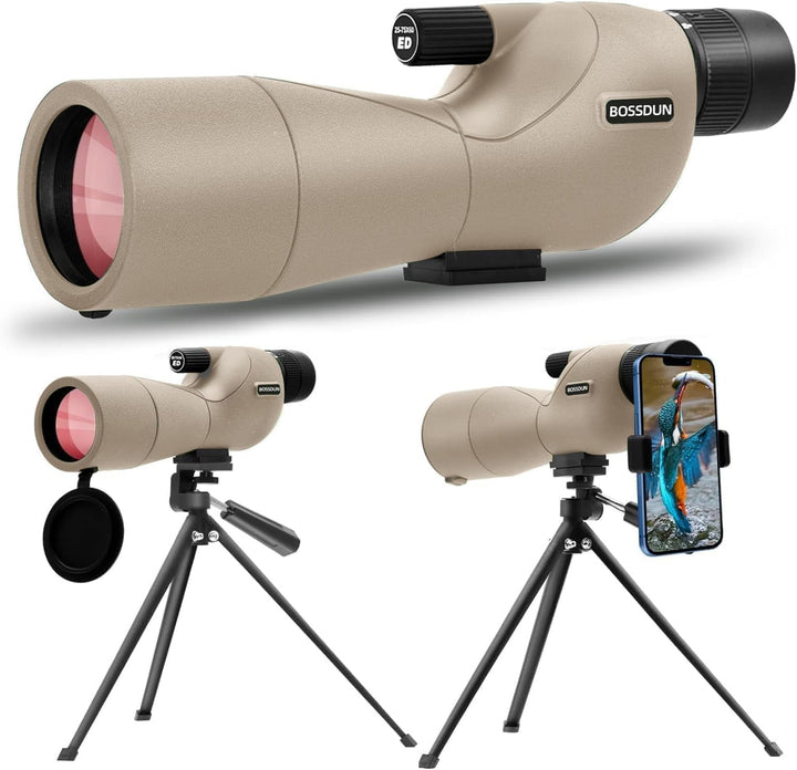 25-75X60 Spektive für Zielschiessen, Jagd, Vogelbeobachtung, Wildtierbeobachtung. Low Light Vision S