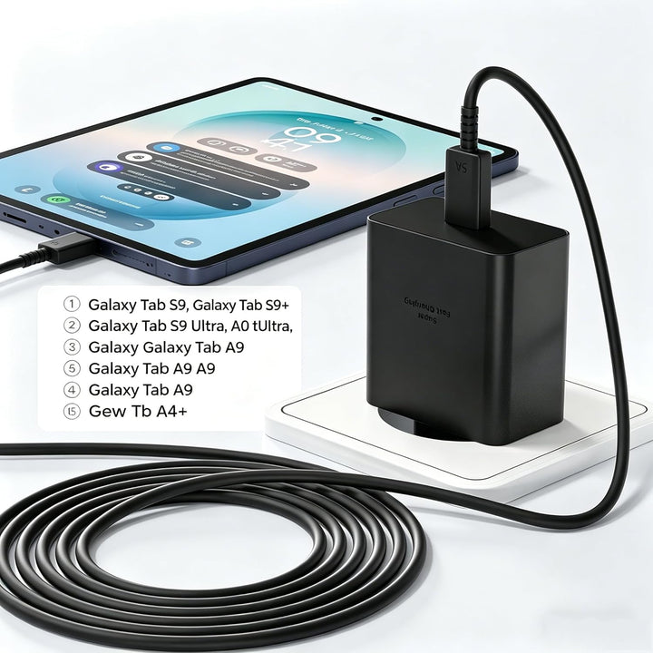 45W Schnellladegerät Netzteil Ladegerät USB Typ C Adapter Fast Charger,fürSamsung GalaxyS24 S25 S23