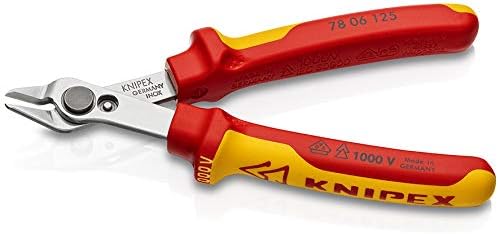 KNIPEX Elektro-Installationszange 1000V-isoliert (200 mm) 13 86 200 & Electronic Super Knips VDE 100