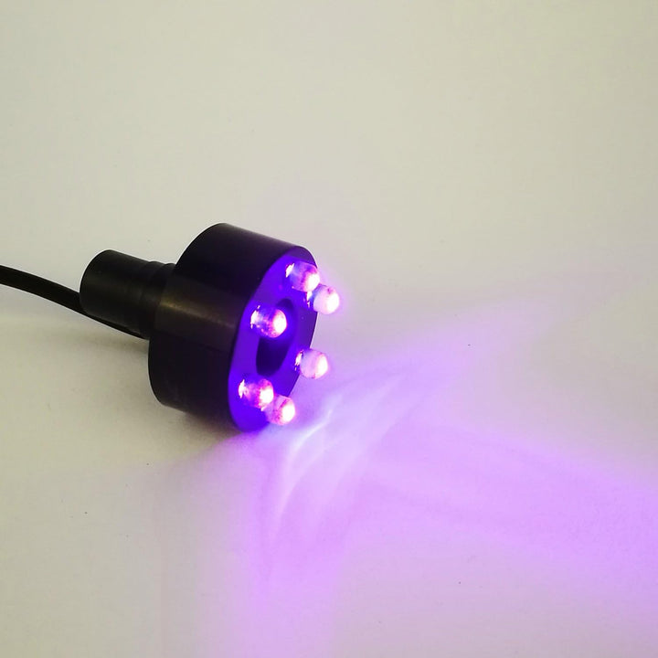 Köhko komplette Beleuchtungstechnik für Springbrunnen inkl. LED-Ring, Zuleitung und Trafo Blau 29002