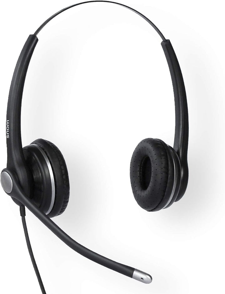 SNOM A100D Binaural Headset for all Snom desktop Telephones 3x0/D3x5/7x0/D7x5; 4342 Breitband Headse