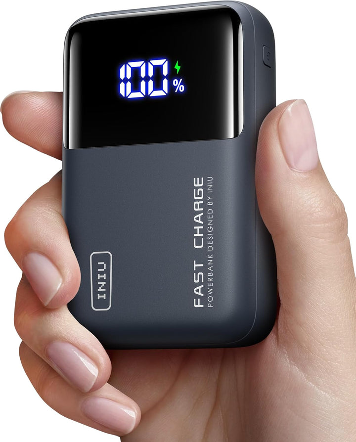 INIU Power Bank, 100W 25000mAh Powerbank Klein Aber Stark Phone & Laptop Externe Handyakkus USB C In