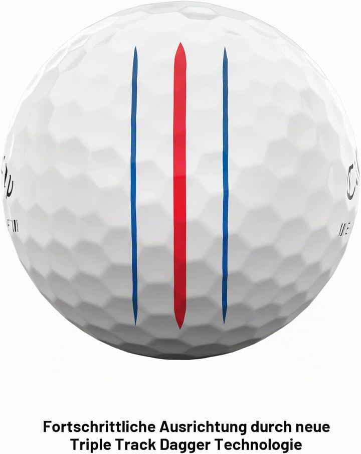 Callaway ERC Soft Golfbälle 2023 Dreispurig, Dreispurig