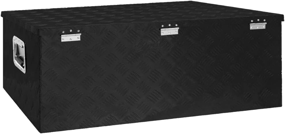 vidaXL Aufbewahrungsbox Aluminiumkoffer Aluminiumbox Lagerbox Lagerkiste Transportkoffer Transportki