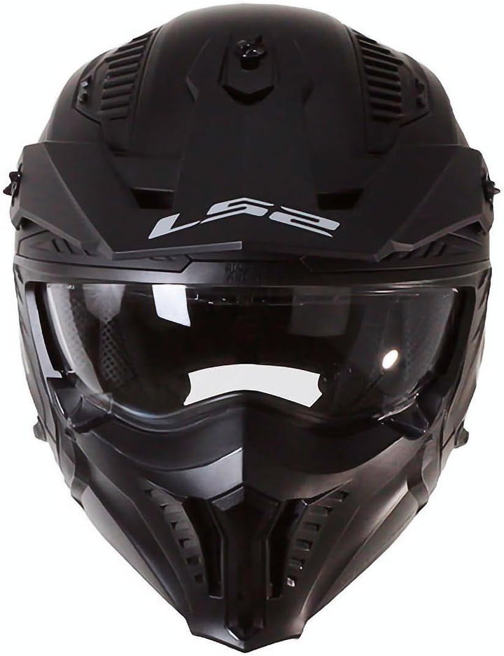 LS2, Jet modularhelme motorrad DRIFTER solid mat black 2206, S S Solid mat black, S Solid mat black