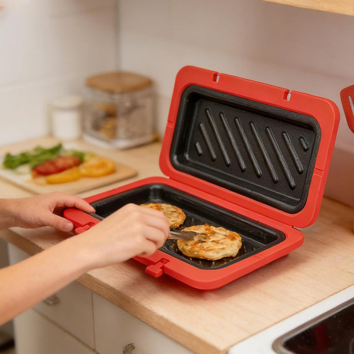 Mikrowellen Toastie Sandwich Maker, Silikon Mikrowellen Toaster, Paninis Maker, Kochgeschirr Toaster