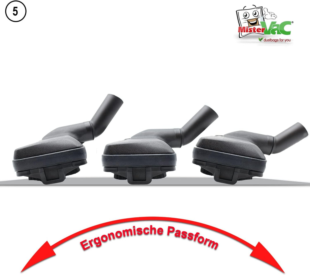 MisterVac Staubsaugerdüse Bodendüse Automatikdüse Ersatzdüse kompatibel mit AEG VX8-2 Öko,X SILENCE