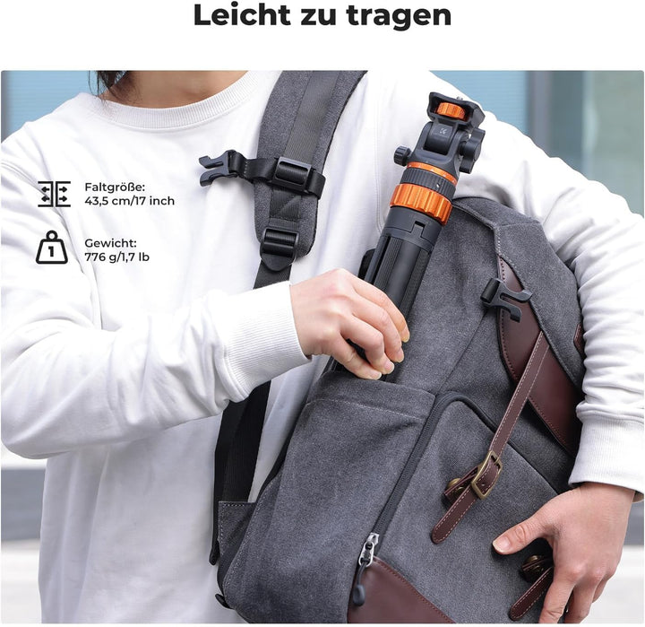 K&F CONCEPT Quick Release Metal Fotografie Lichtstativ 199CM, Tragbar Light Stand für Kamera, Handy,
