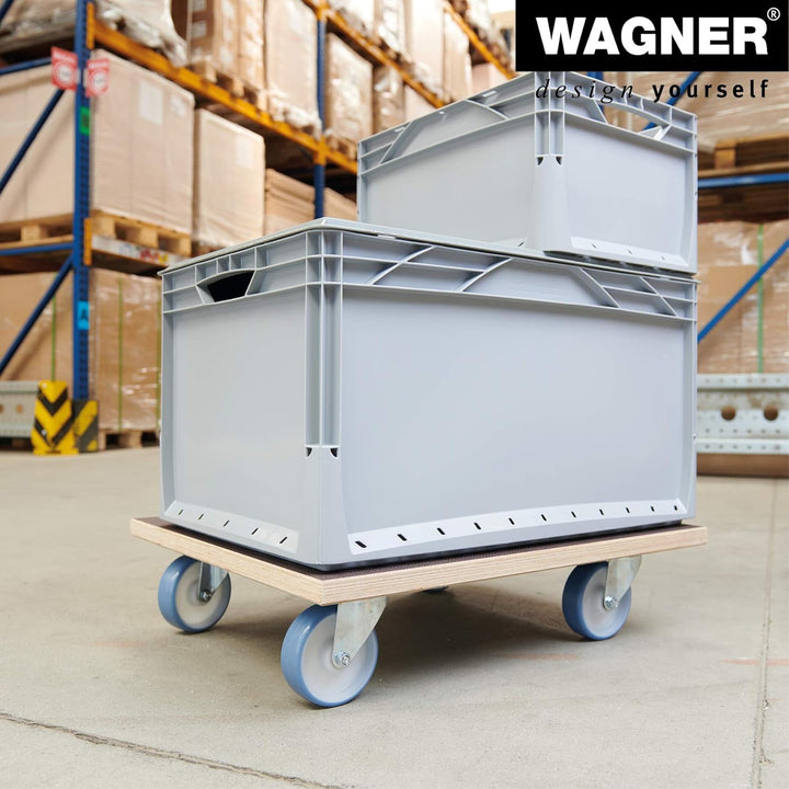 Wagner Transporthilfe MM 1145 I 59 x 49 x 15 cm - Tragkraft 500 kg - Multiplex - für schwer beladene