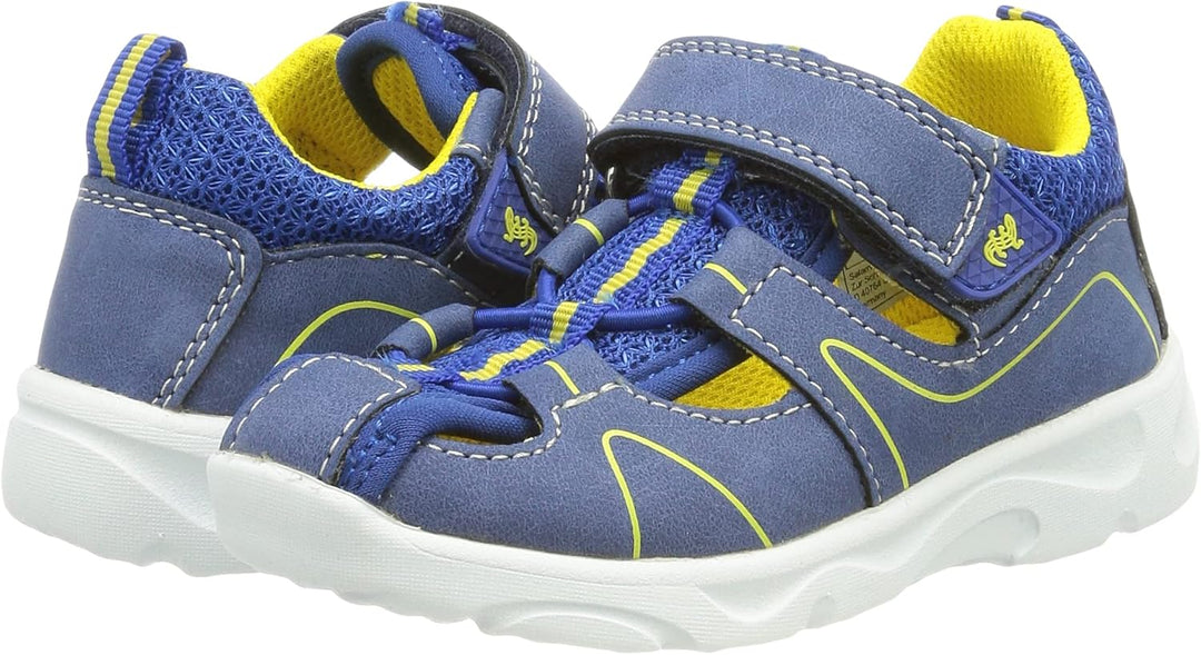 Lurchi Jungen Bort Sandale 21 EU Cobalt Yellow, 21 EU Cobalt Yellow