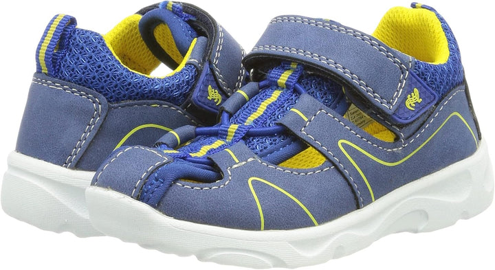 Lurchi Jungen Bort Sandale 21 EU Cobalt Yellow, 21 EU Cobalt Yellow