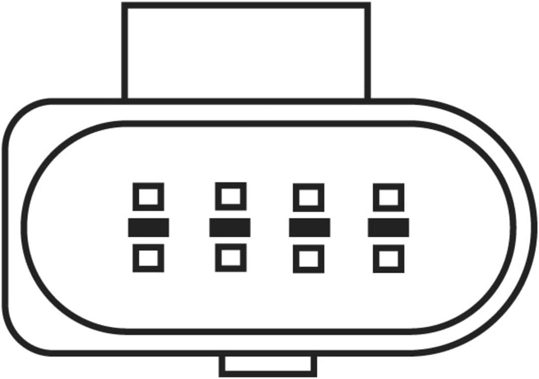 Bosch 0258010038 - Lambdasonde mit fahrzeugspezifischem Stecker