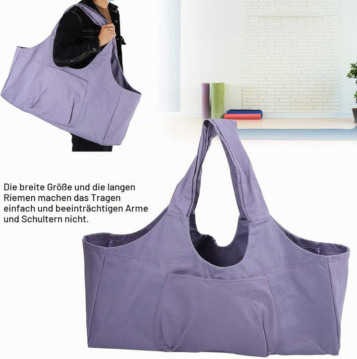 JTLB Yogamatten-Tasche, Grosse Kapazität, Yoga-Taschen und Tragetaschen Frauen, mit Seitentasche, Le