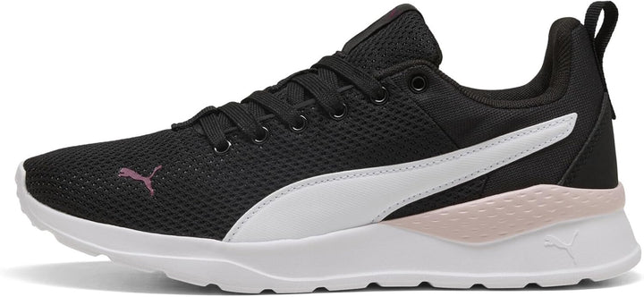 PUMA Unisex Anzarun Lite Sneaker 36 EU Black White Berry Pink, 36 EU Black White Berry Pink