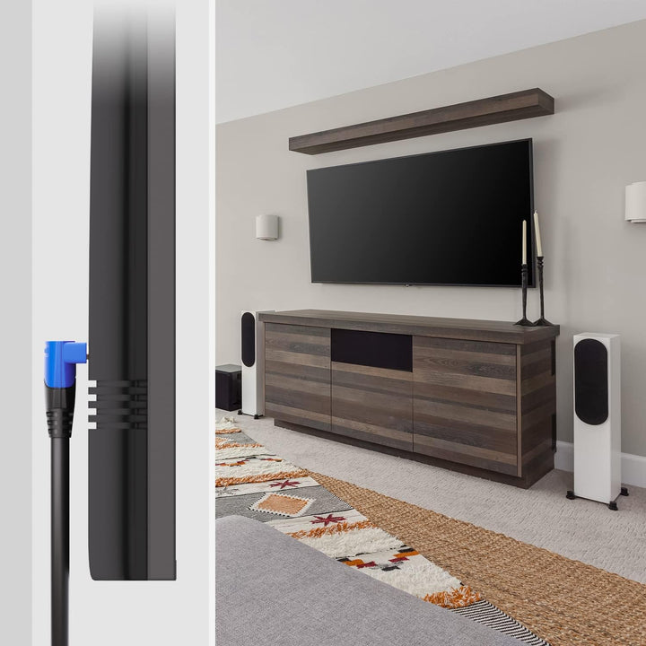 KabelDirekt – 4K HDMI-Kabel gewinkelt – 10m – In Deutschland entwickelt (Winkelkabel 90°, 4K@60Hz, H