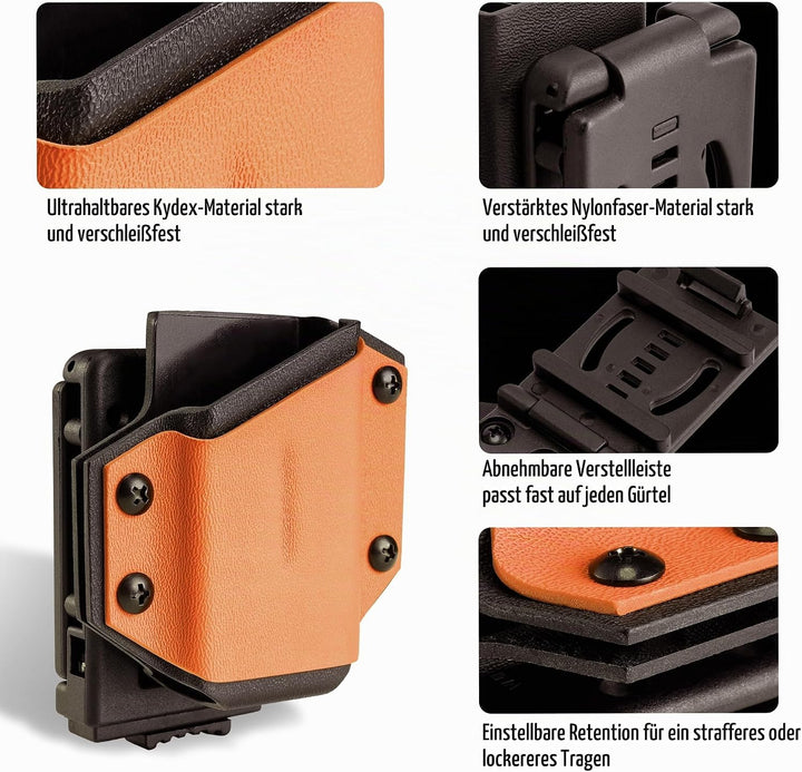 TACTICAL_GEEK TX1 Multi-Tool-Scheide für LEATHERMAN Wave, EDC-Multi-Tool-Scheidenhalter-Holster, Ver
