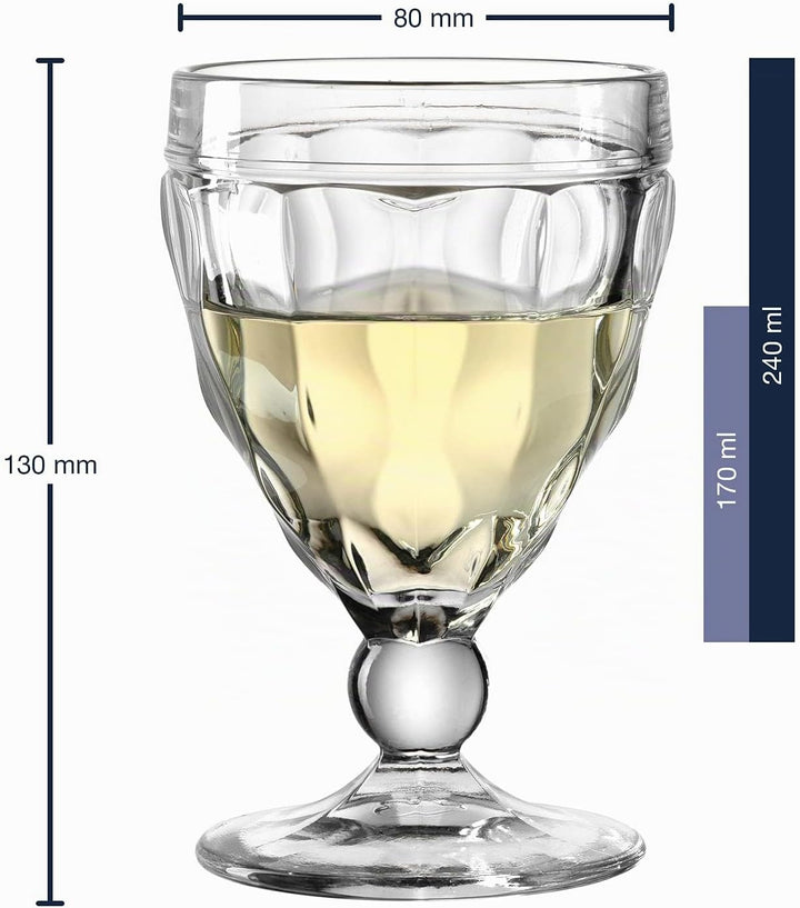 Leonardo Brindisi Kelch-Glas 12 er Set, Weisswein-, Rotwein- und Sekt-Gläser, spülmaschinenfeste Kel