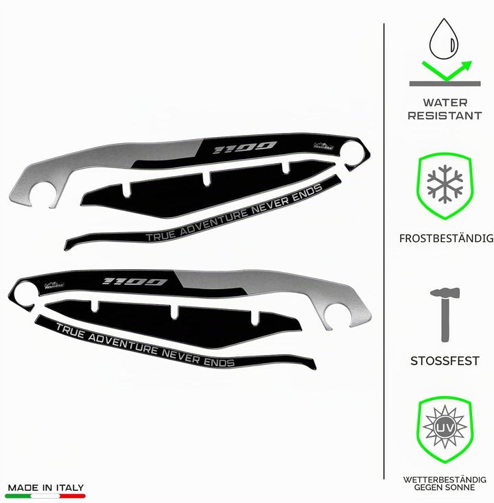 Resin Bike Aufkleber für Motorrad Kompatibel mit Honda Africa Twin CRF 1100 L 2022-2023. Handschutz