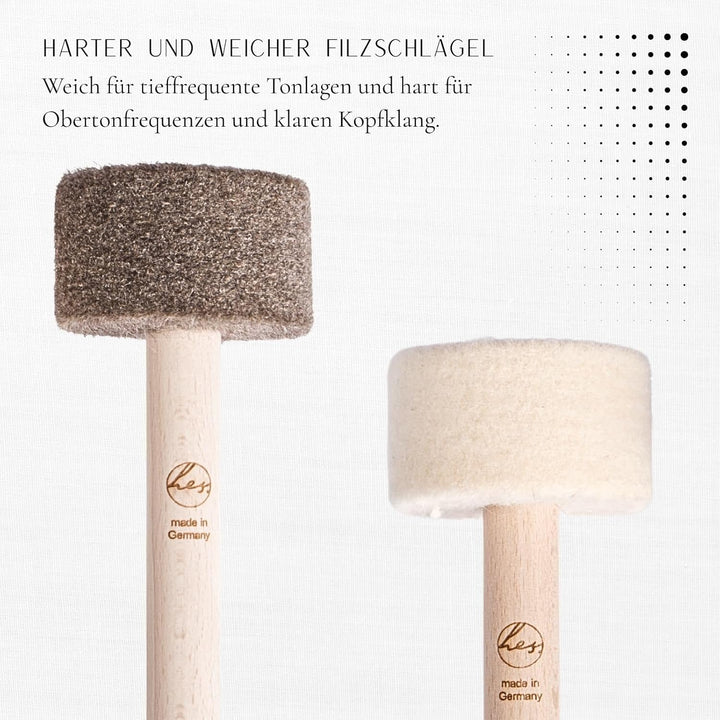 Peter Hess Klangschalen Set - Therapieklansgchalen Einsteiger Set bestehend aus Premium Universalsch