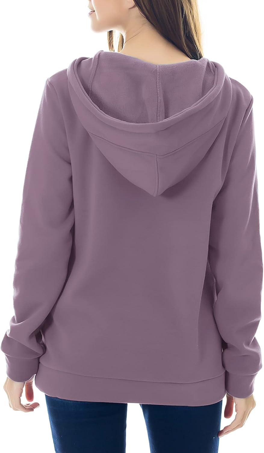 Smallshow Stillanzug Mutterschaft Fleece Stillpullover Stilloberteil Umstandsmode Hoodie Sweatshirt