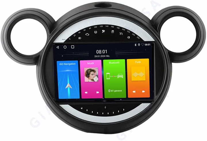 Android Autoradio mit GPS-Navigation Auto Radio Ersatz für Mini Mini R56/Clubman R55/Countryman R60/