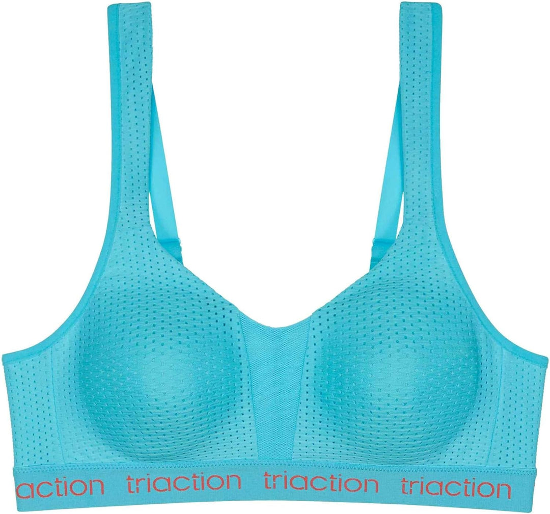 Triumph Damen Triaction Energy Lite N EX Sport BH ohne Bügel Sky Blue 85F, Sport BH ohne Bügel Sky B