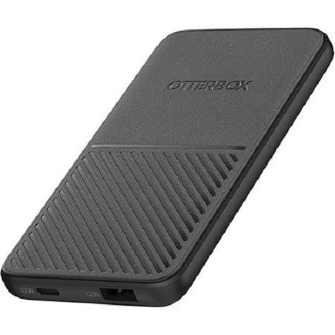 OtterBox Robust 5K mAh USB A&C 12W Mobiles Ladegerät - Schwarz 5,000 mAh, 5,000 mAh