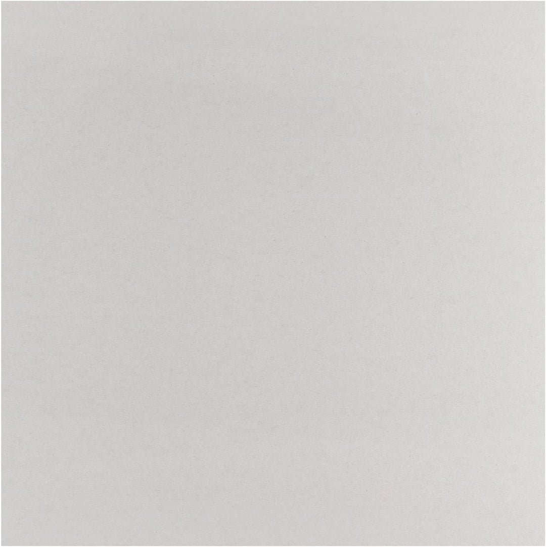 Vaessen Creative 29993-026 Pappe zum Basteln-Buchbinderkarton 30,5 x 30,5 cm-Graupappe 1mm-50 St. Ba
