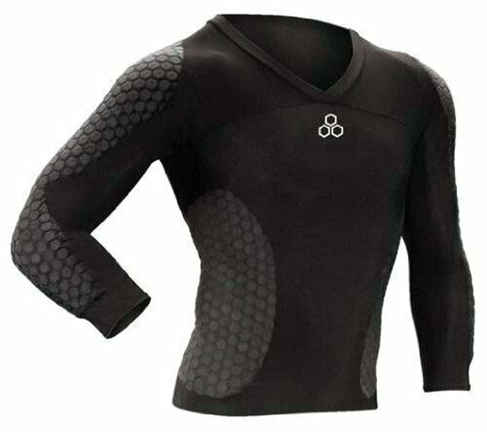 McDavid Herren HexPad Fussball-Torhüter-Shirt 7730 EXTEME S schwarz, S schwarz