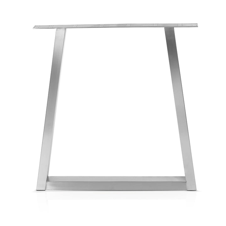 mina concept 11-1 Tischkufen Edelstahl – Tischgestell Trapez-förmig – Aussenmasse 70 x 72 cm – Profi
