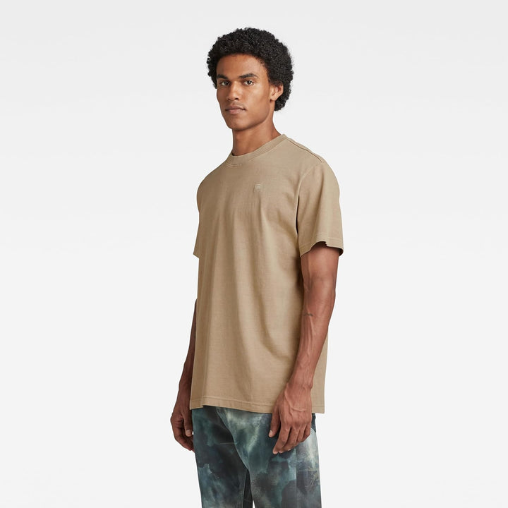 G-STAR RAW Herren Overdyed Loose T-Shirts L Braun (Renaissance Dk Toggee Gd D23154-c756-d919), L Bra