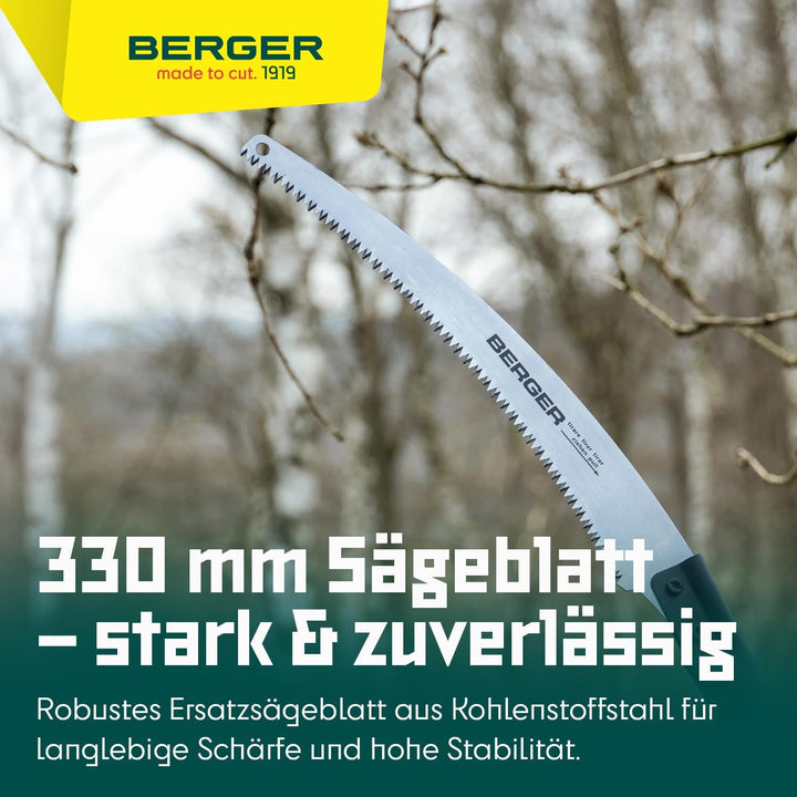 Berger Ersatzsägeblatt 93912 für ArboRapid Aufsatzsäge 63912, Original Ersatzteil 39 x 5 x 1 cm, 39