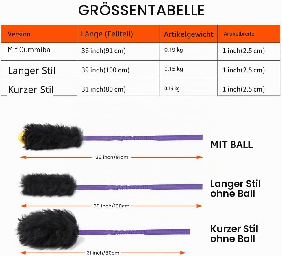 HOWGO Bungee-Chaser-Spielzeug für Hunde, 100% Schaffell, Bungee-Chaser-Spielzeug, Seil-Fogy, Zerrspi