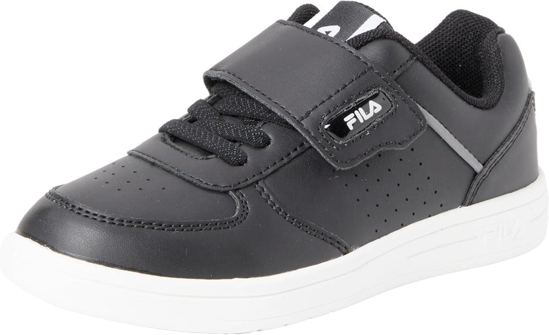 FILA Unisex Kinder C. Court Velcro Kids Sneaker 32 EU Schwarz, 32 EU Schwarz