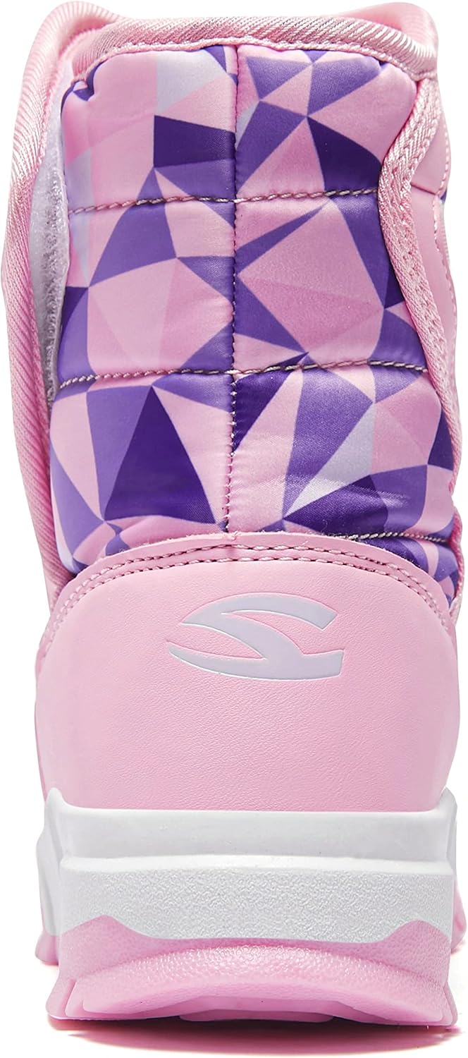 GUBARUN Schneestiefel Jungen Mädchen Winterstiefel Kinder Winter Outdoor Wasserdicht Warme Stiefel 3