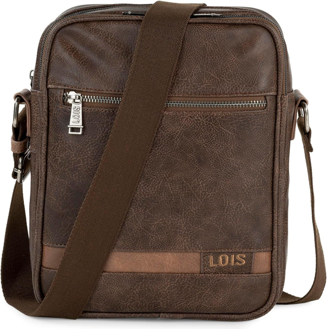 Lois - Umhängetasche Herren Klein mit verstellbarem riemen - Herren Umhängetasche Klein hergestellt