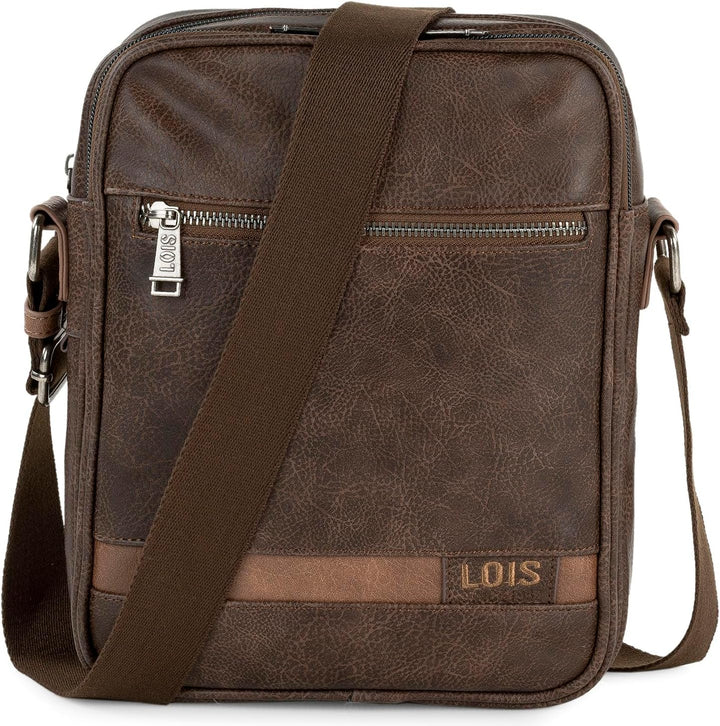 Lois - Umhängetasche Herren Klein mit verstellbarem riemen - Herren Umhängetasche Klein hergestellt