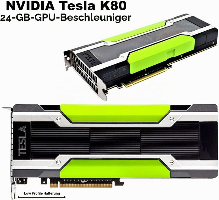 HHCJ6 Dell NVIDIA Tesla K80 24GB GDDR5 PCI-E 3.0 Server GPU Accelerator (Renewed)