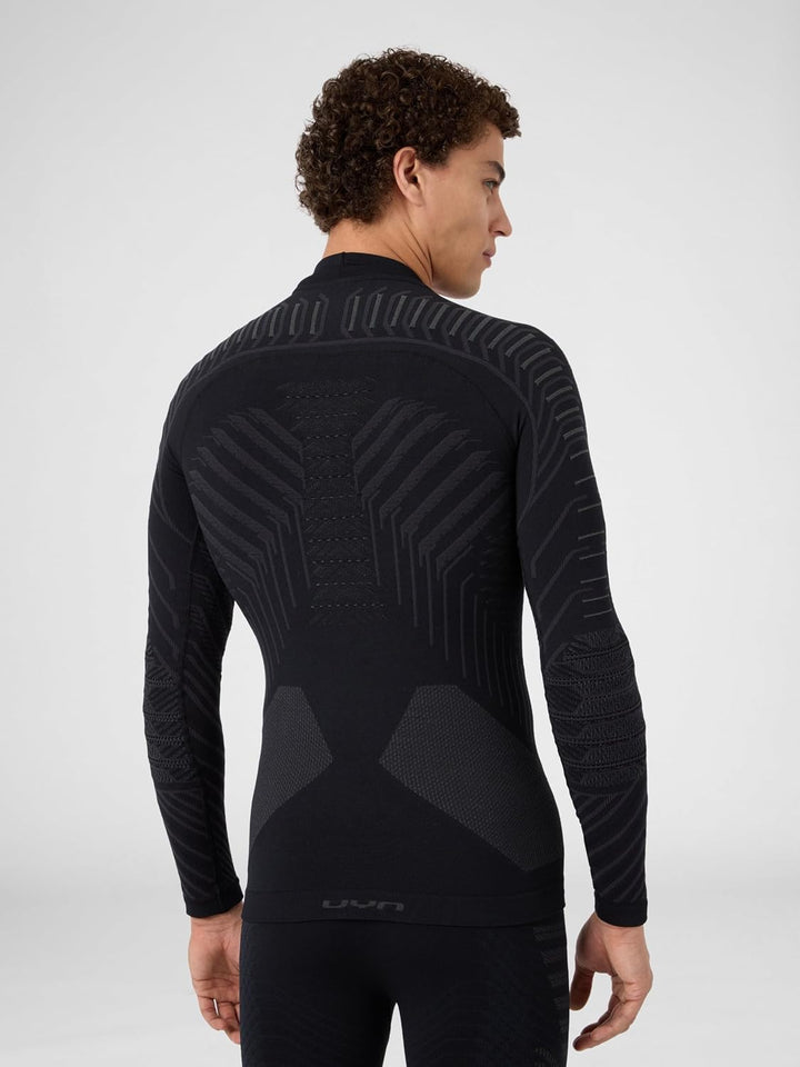 UYN Herren Resilyon Langarmshirt (1er Pack) XL Black/Anthracite, XL Black/Anthracite