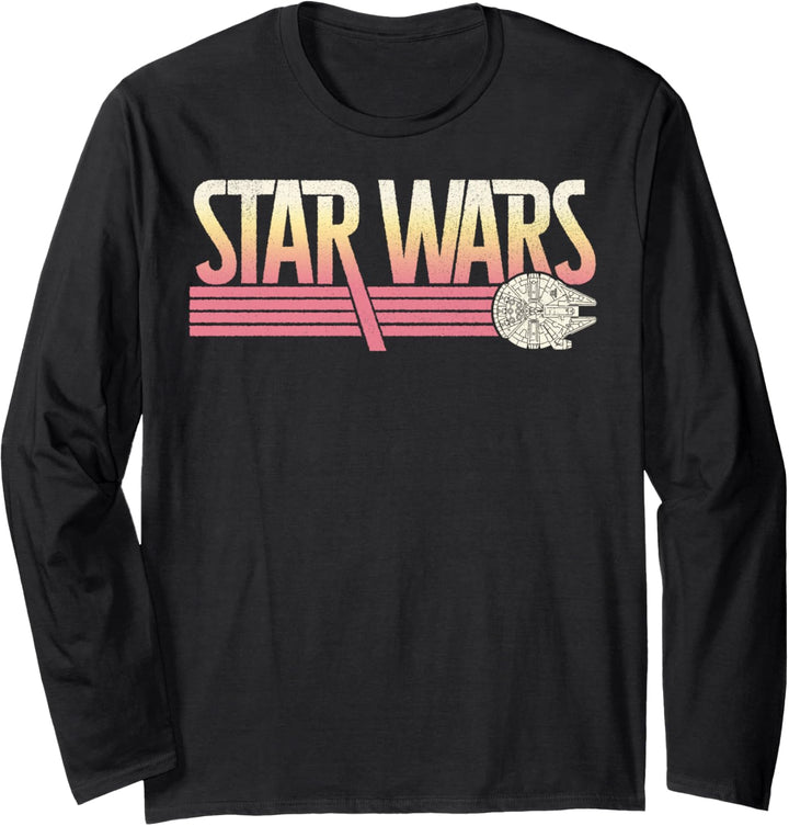 Star Wars Millennium Falcon Color Fade Stripes B1 Langarmshirt