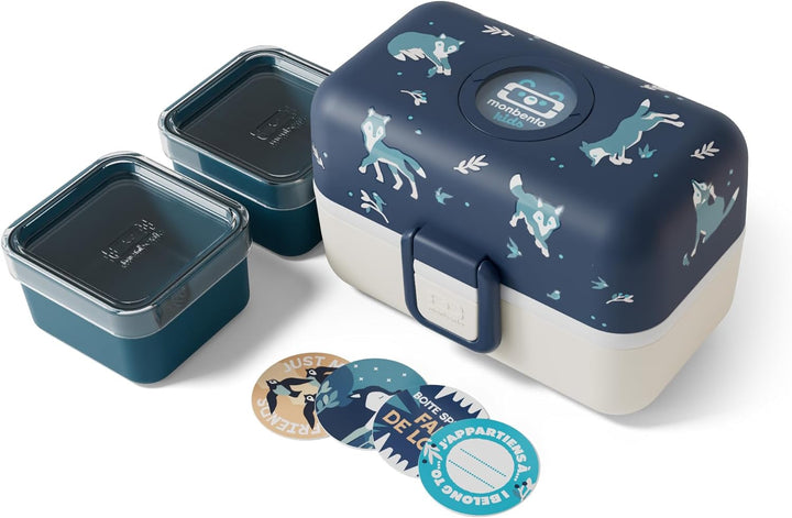 monbento - Brotdose Kinder MB Tresor - 3-Fächer Lunchbox für Kinder - Jausenbox Kinder - Ideal für S