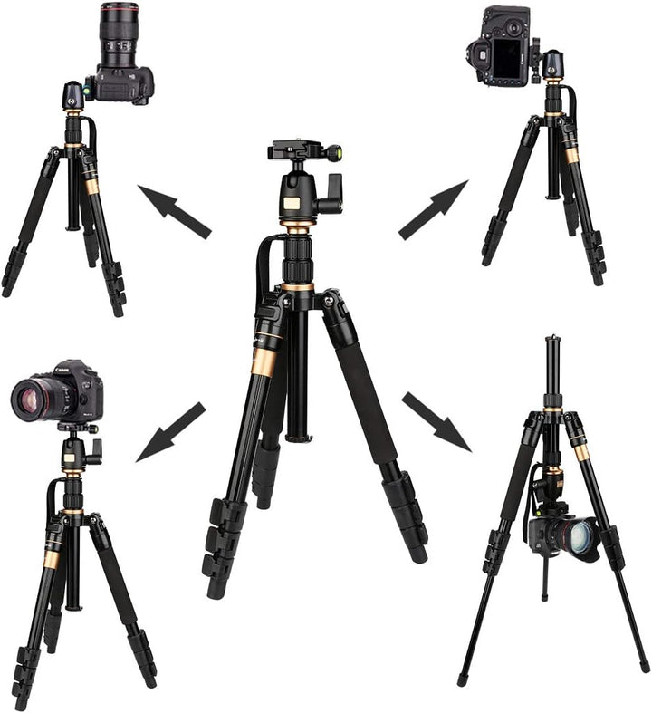 AFAITH Professional Stativ Tragbare Magnesium-Aluminiumlegierung Stativ Monopod &amp; Kugelkopf für SLR-